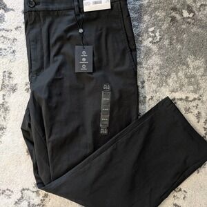 Jos. A. Bank Traveler Tailored Fit Pants Flat Front Black Men'sMen's Black Pants